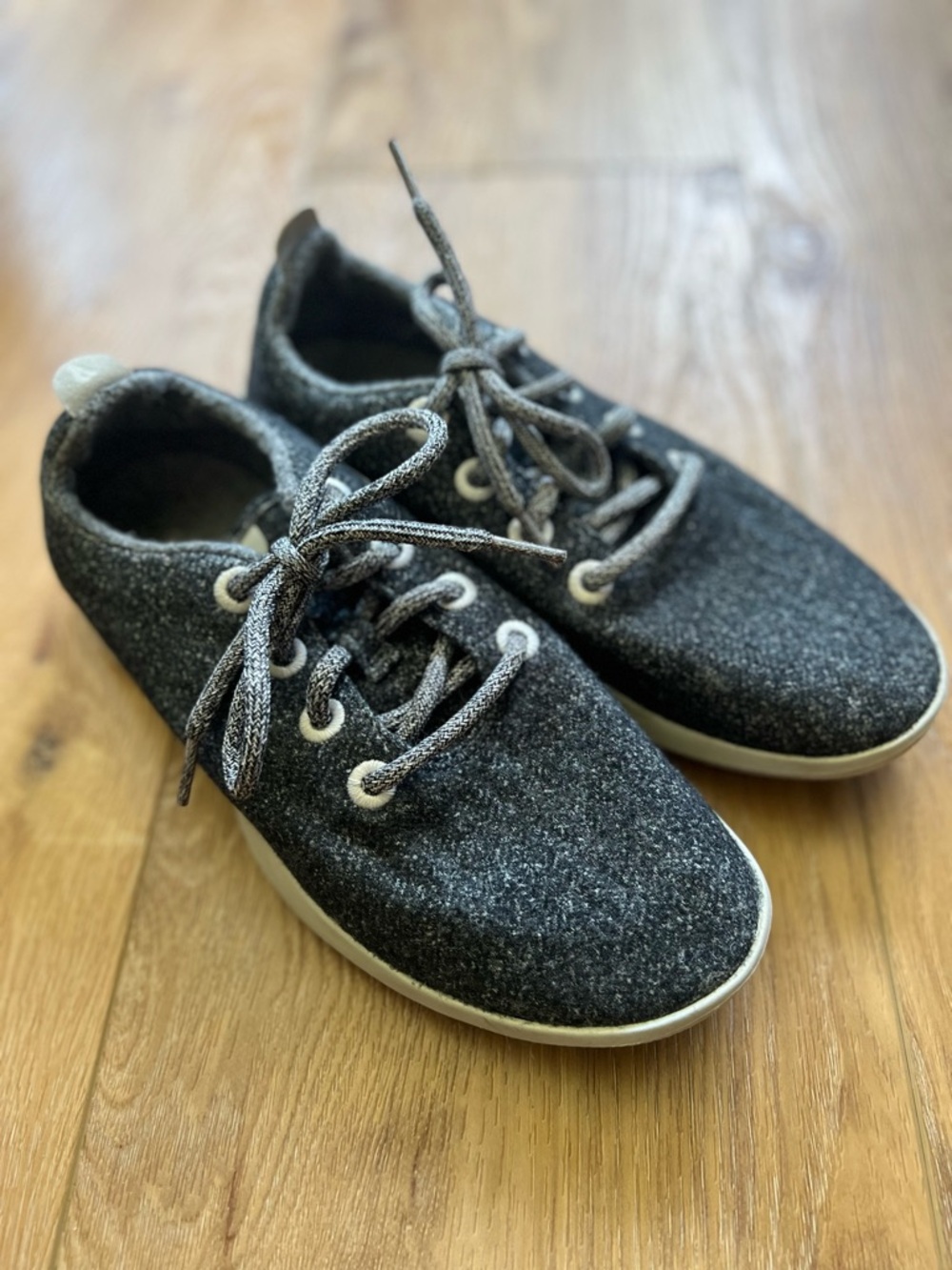Allbirds Wool Runners Natural Grey Merino Sneakers Shoes Women’s 9